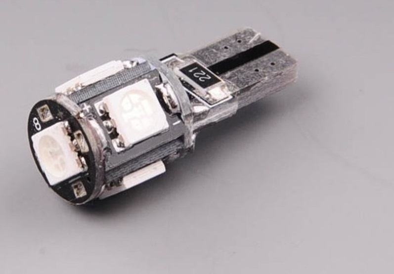 Led žárovky T10 - modrá