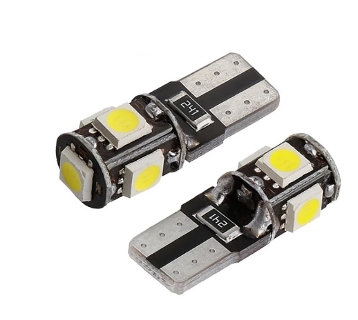 Led žárovky T10 (Canbus) - studená bílá
