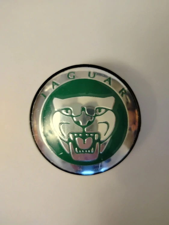Středové pokličky do kol Jaguar 58mm - Zelené