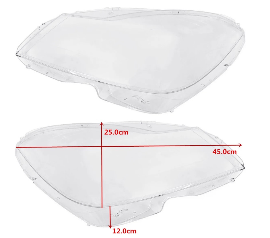 Kryty světel Mercedes Benz C W204 sada (L+P)