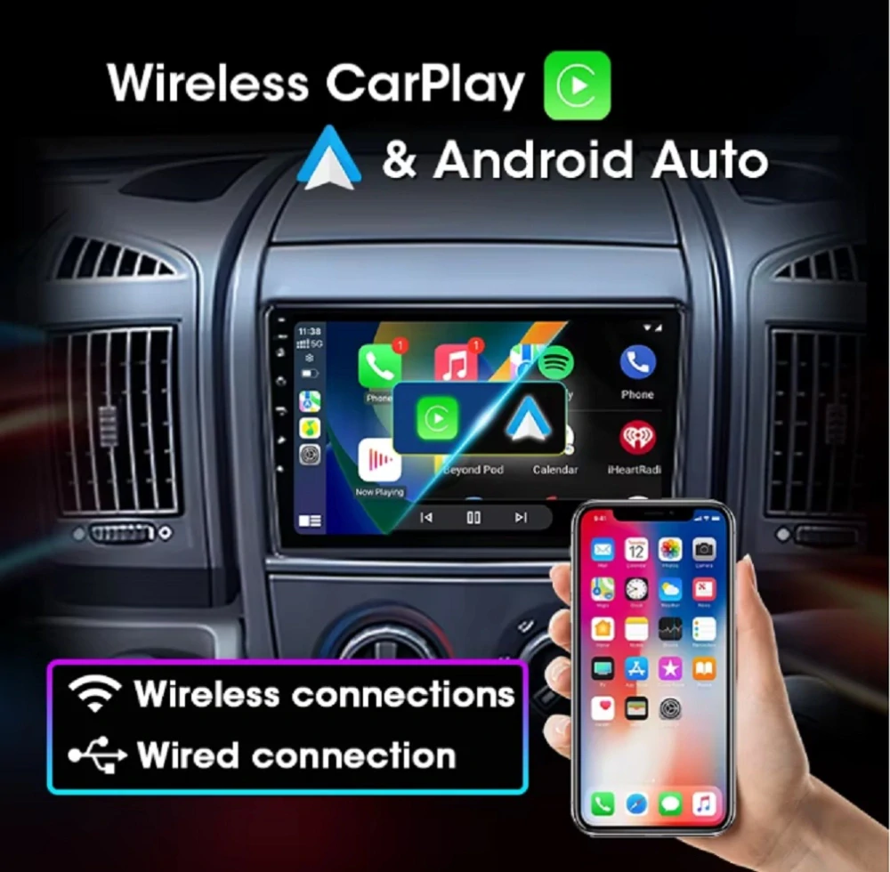 Android autorádio Fiat Ducato / Boxer / Jumper 2006–2022 + CarPlay