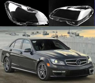 Kryty světel Mercedes Benz C W204 sada (L+P)